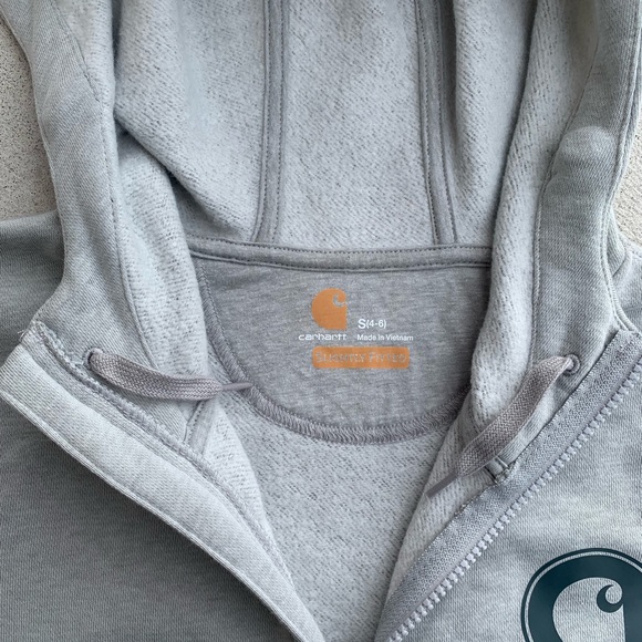 Carharrt Zip-Up Hoodie Women’s Small - Picture 4 of 9